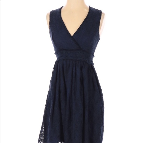 Altr’D State small navy blue cocktail lace dress - Picture 1 of 5